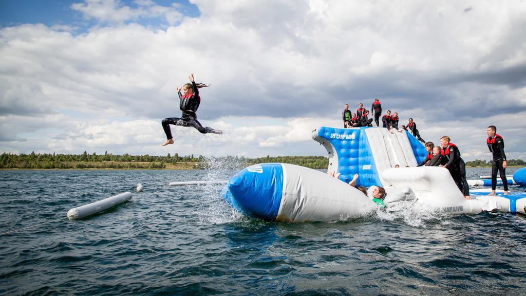 All-On-Sea Camp & Sport Resort Leipzig Am Schladitzer See Rackwitz Kültér fotó